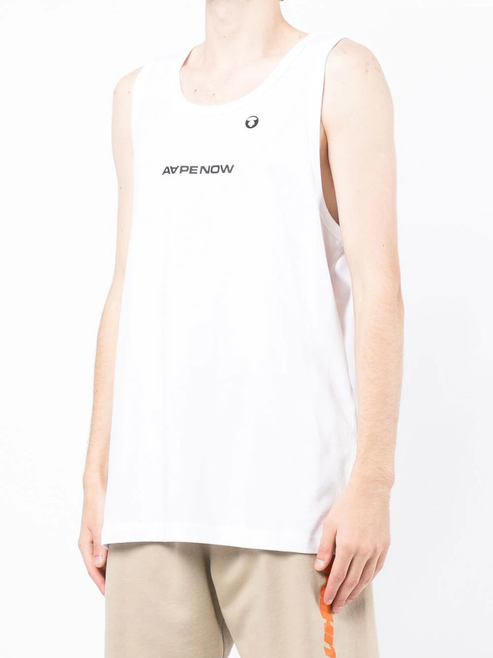AAPE BY *A BATHING APE®  logo-print sleeveless vest