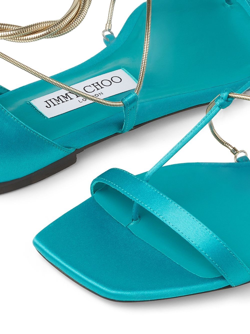 Jimmy choo  Oriana satin flat sandals