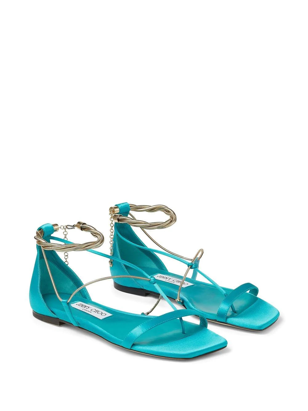 Jimmy choo  Oriana satin flat sandals
