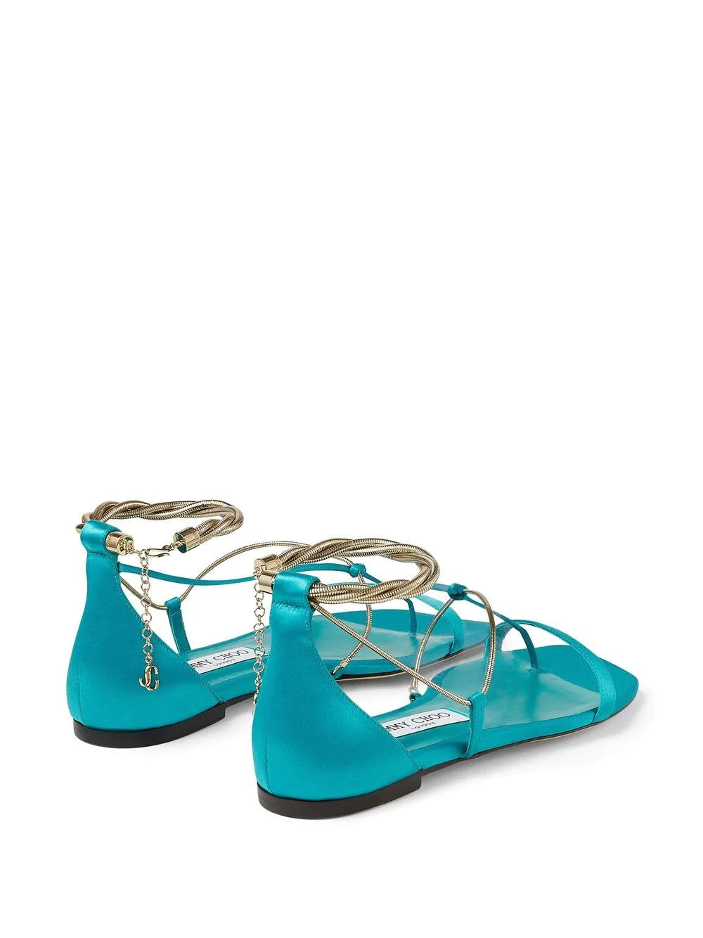 Jimmy choo  Oriana satin flat sandals
