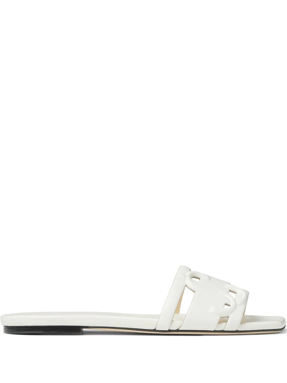 Jimmy choo  Laran debossed-logo sandals