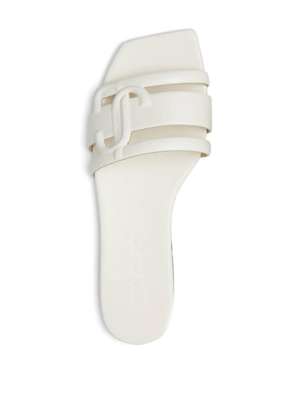 Jimmy choo  Laran debossed-logo sandals