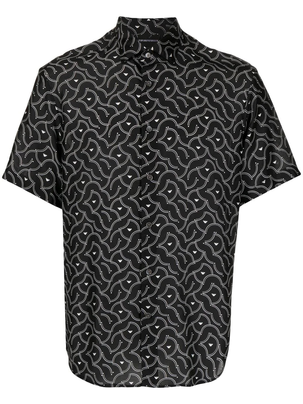 Emporio Armani logo-print short-sleeve shirt