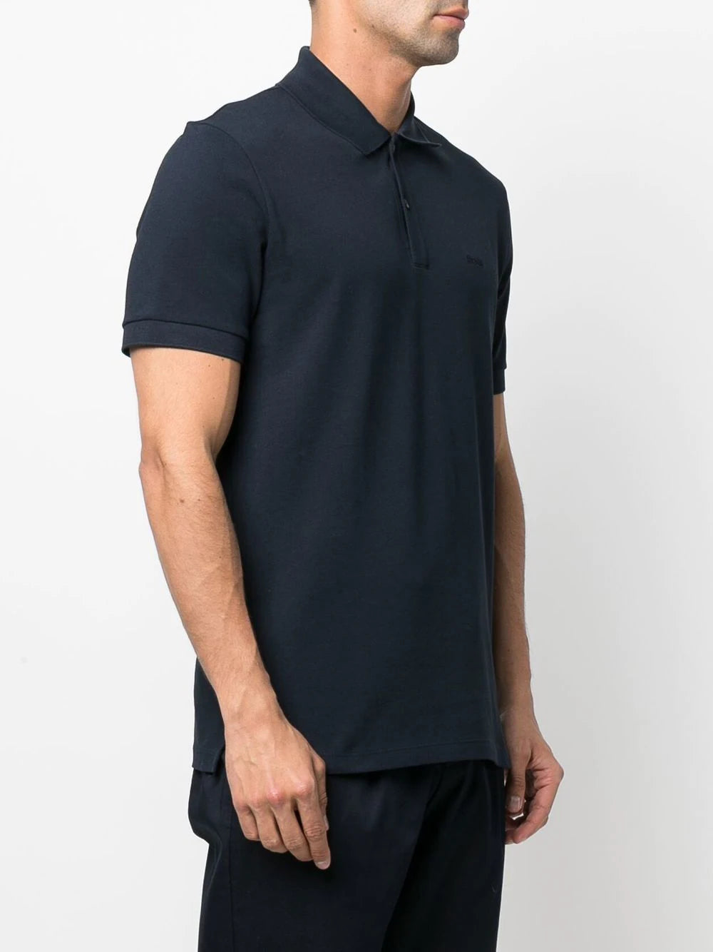 Boss embroidered logo polo shirt
