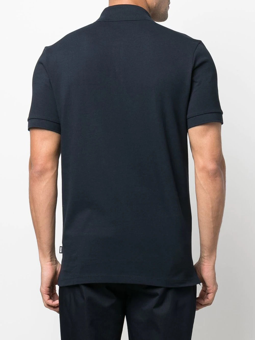 Boss embroidered logo polo shirt