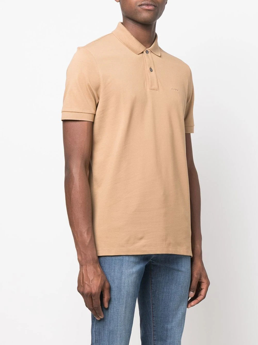 BOSS embroidered-logo polo shirt