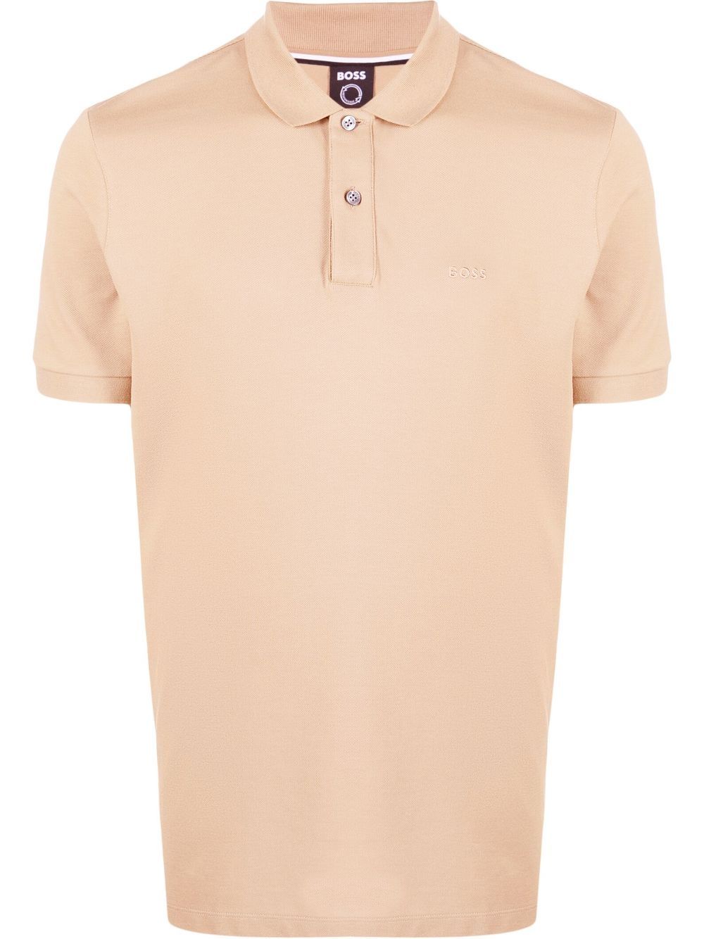 BOSS  embroidered-logo polo shirt