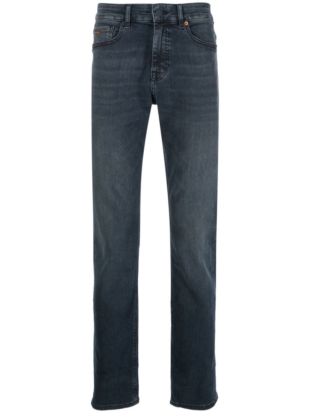 Boss mid-rise slim-cut jeans