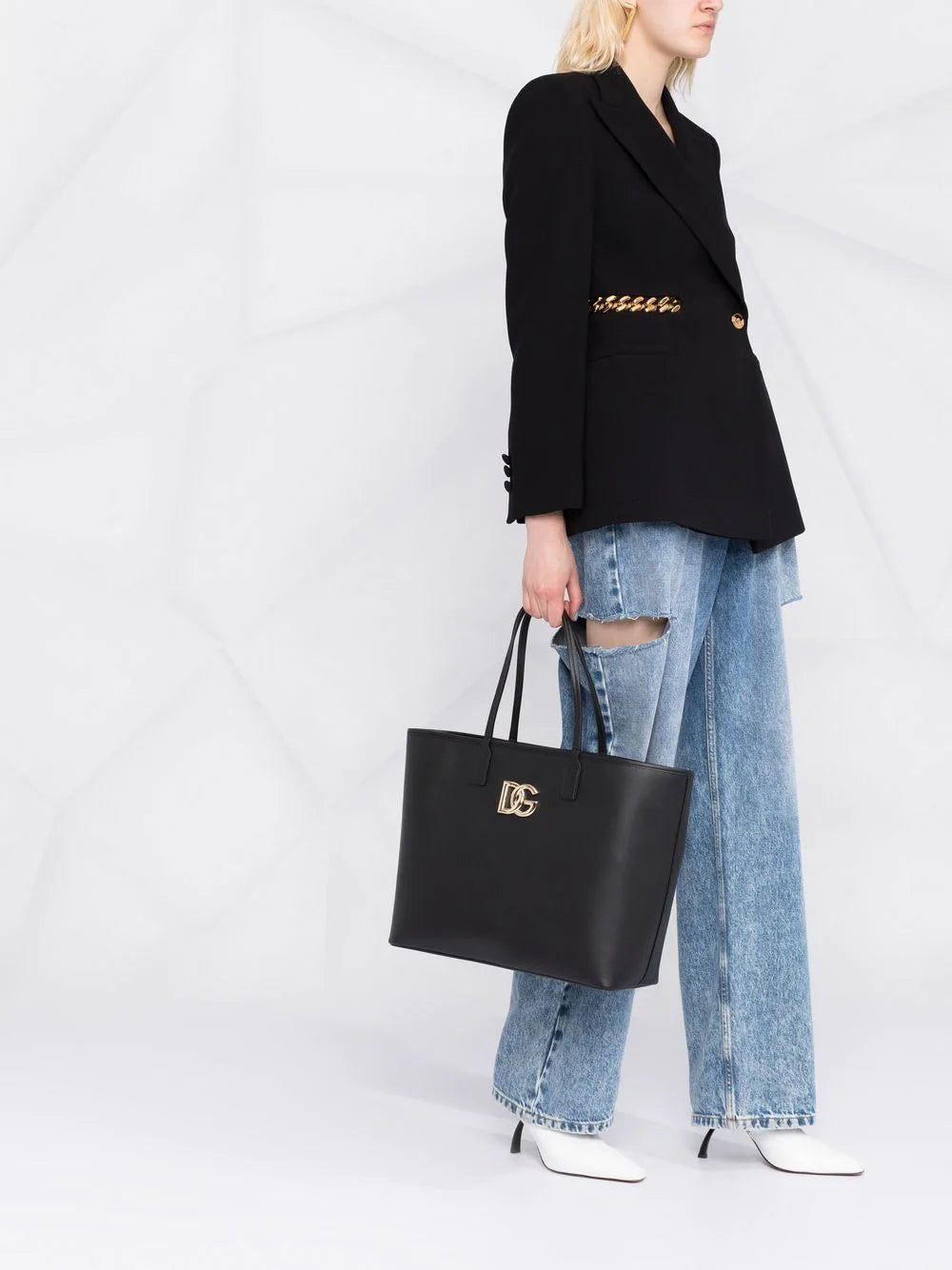 Dolce & gabbana  logo-plaque tote bag