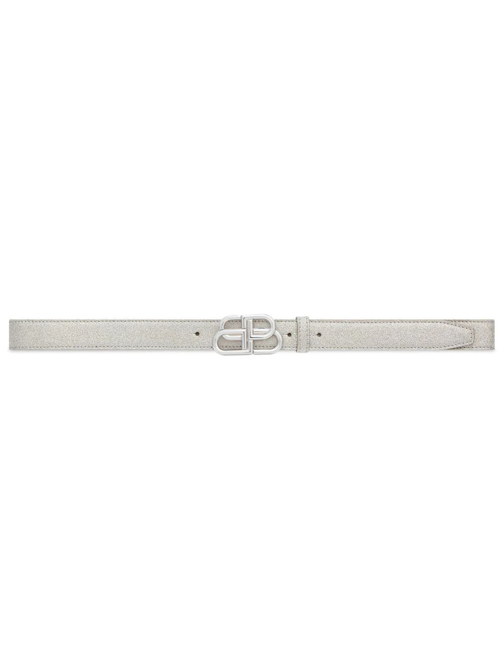 Balenciaga  BB-logo glittery belt