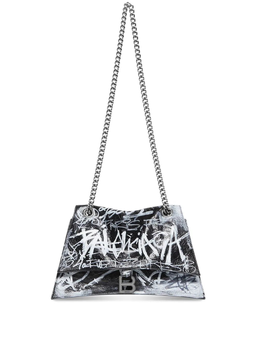 Balenciaga  Crush leather shoulder bag
