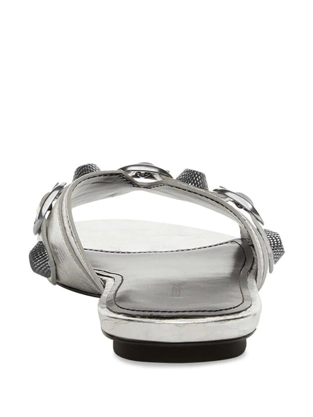 Balenciaga Cagole metallic-effect sandal