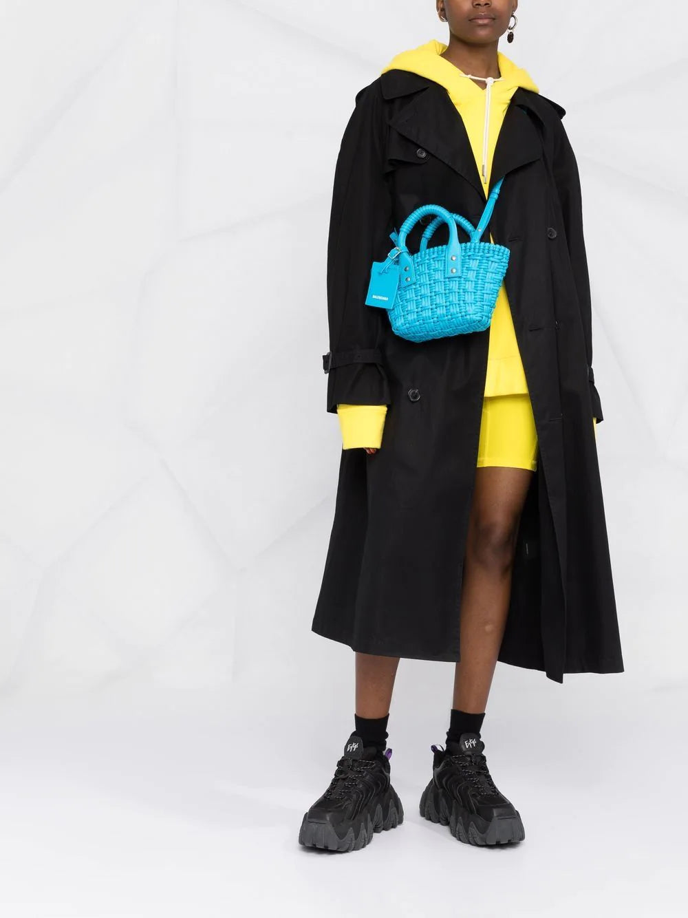 Balenciaga XXS Bistro basket tote bag