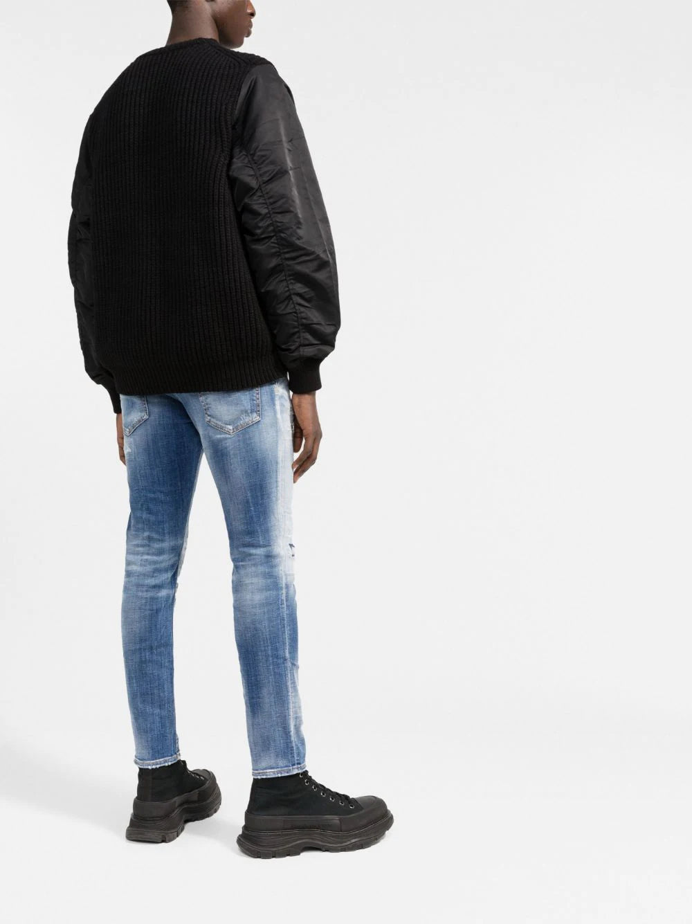 Dsquared2 ripped slim-fit jeans