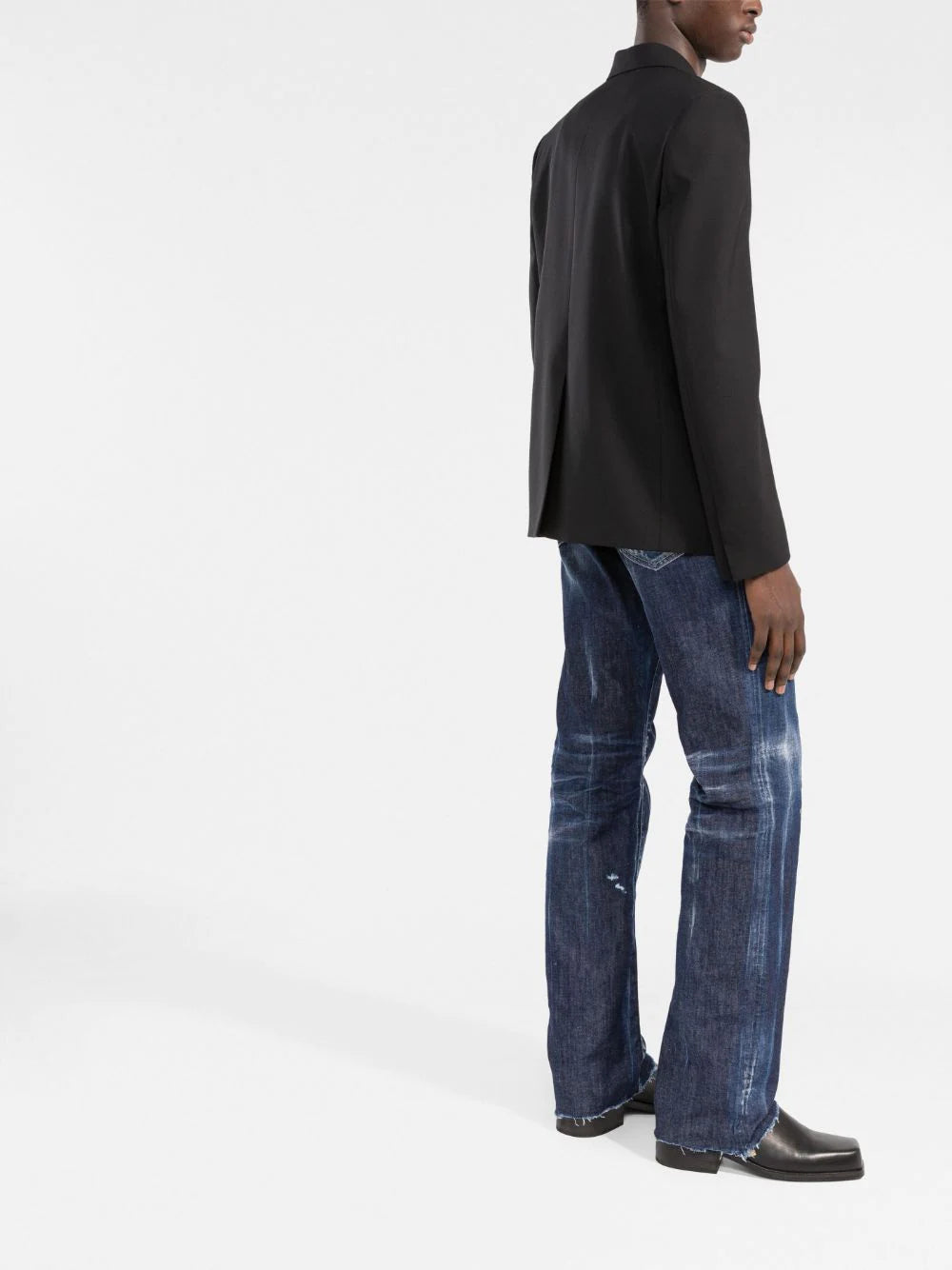 Dsquared2 bleach-effect straight-leg jeans