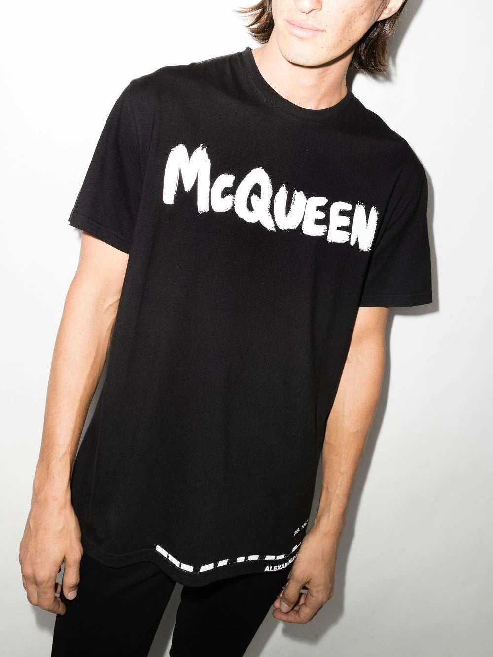 Alexander McQueen logo-print cotton T-shirt