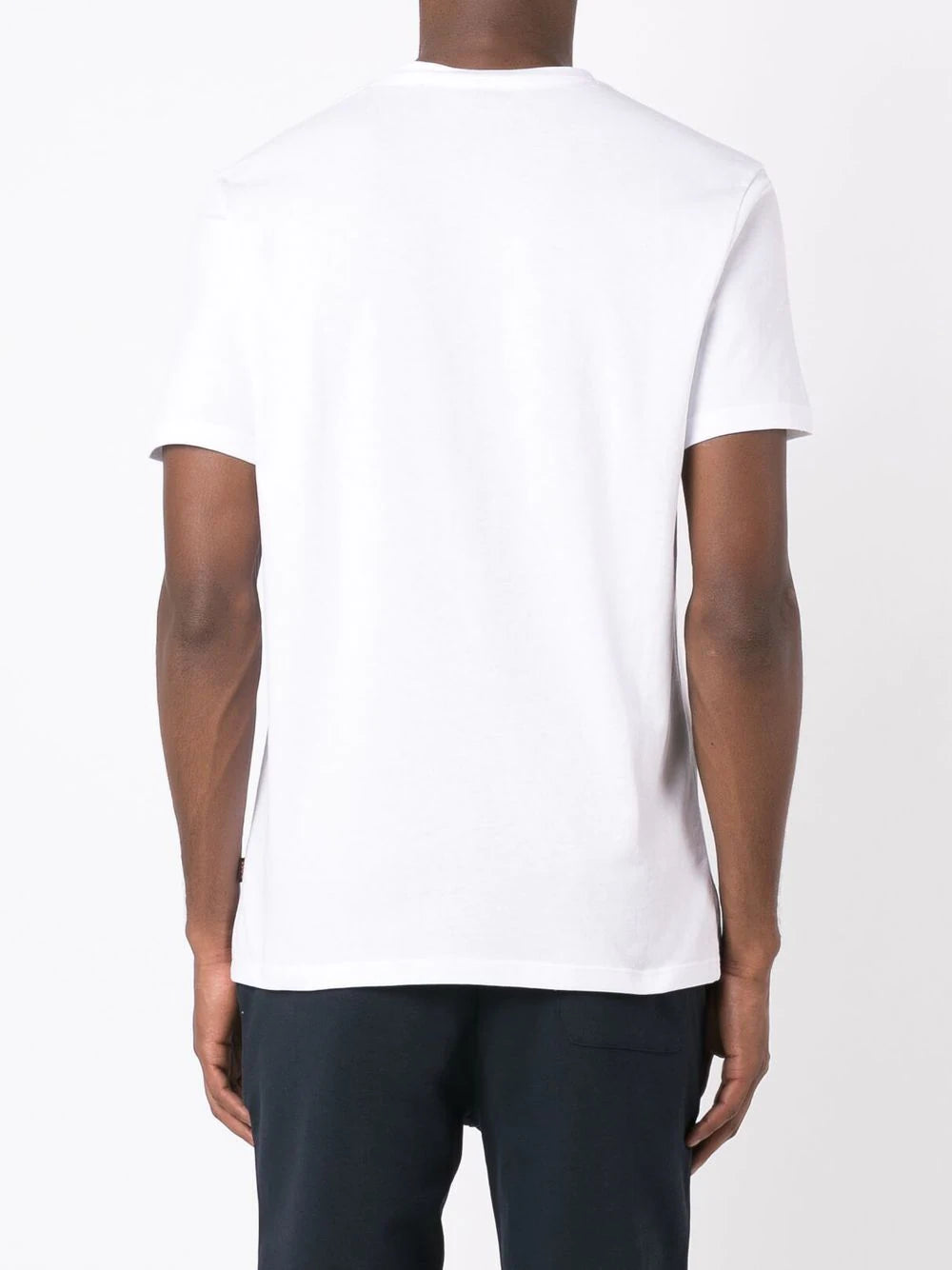 BOSS  chest logo-patch detail T-shirt