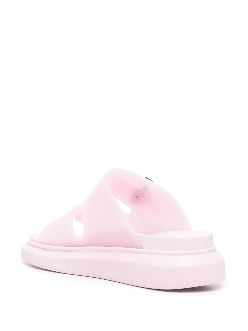 Alexander McQueen double-strap flat slides