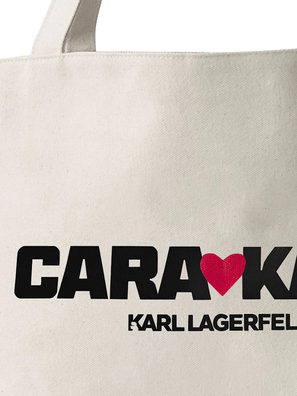 Karl Lagerfeld x Cara Delevingne canvas tote bag