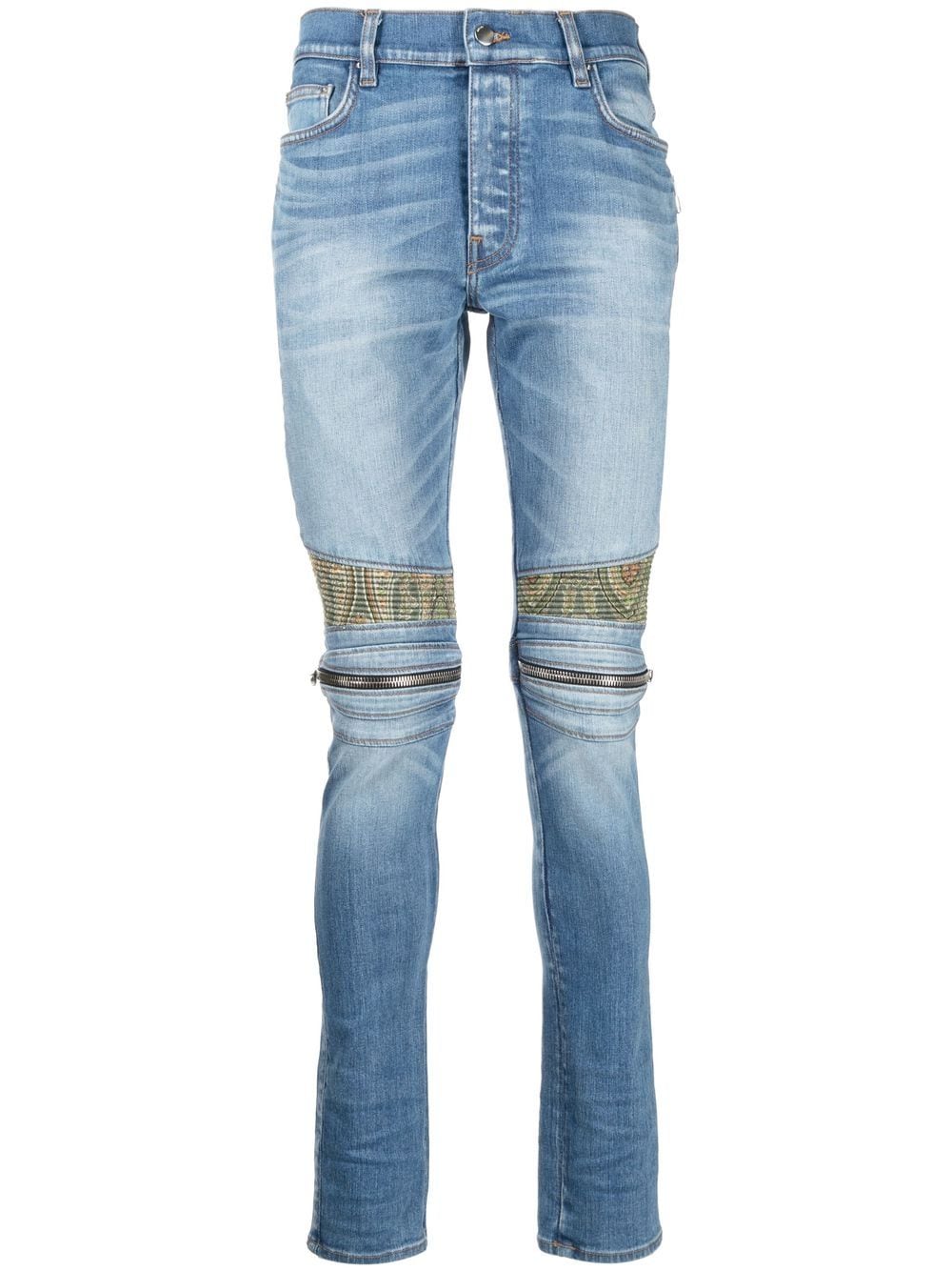 AMIRI  paisley-patch skinny jeans