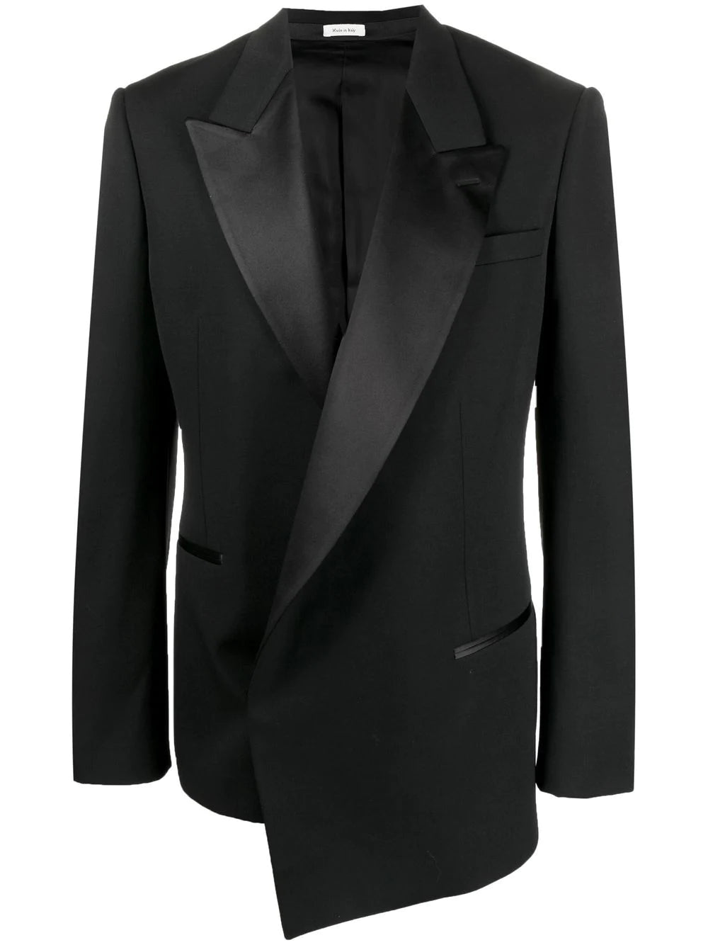 Alexander McQueen  silk-lapels suit jacket