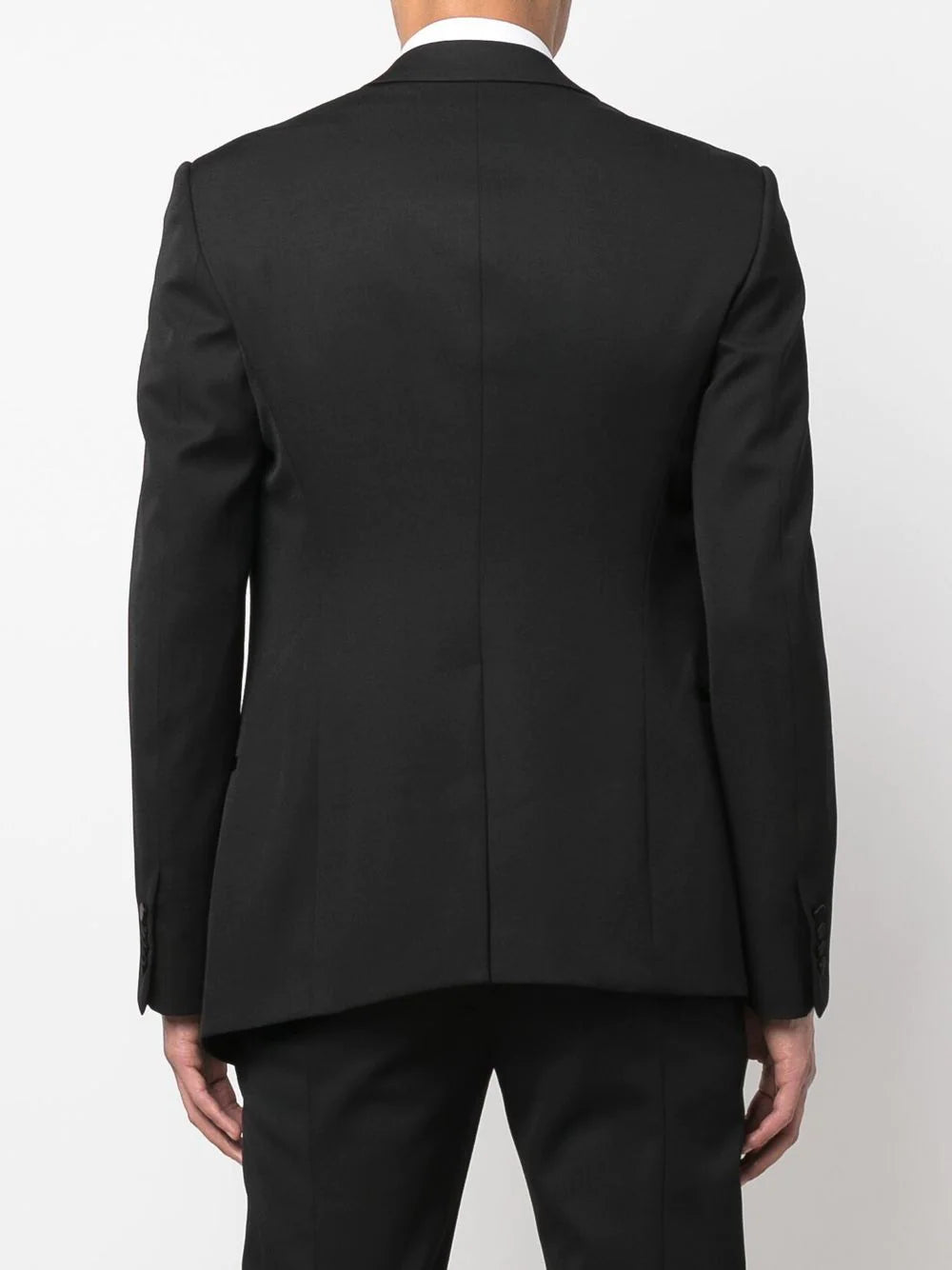 Alexander McQueen  silk-lapels suit jacket