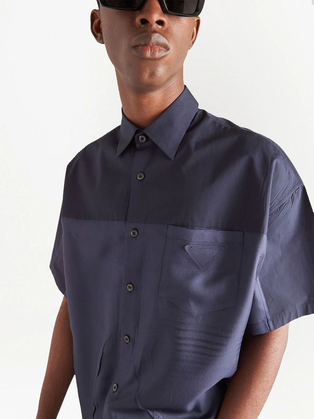 Prada short-sleeved cotton shirt