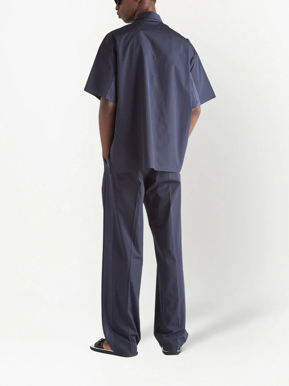 Prada short-sleeved cotton shirt