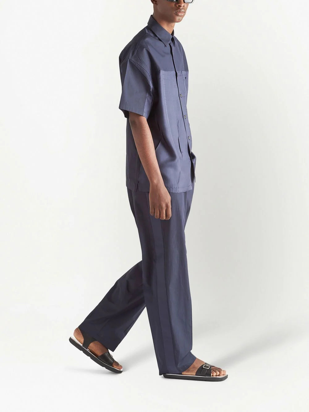 Prada short-sleeved cotton shirt