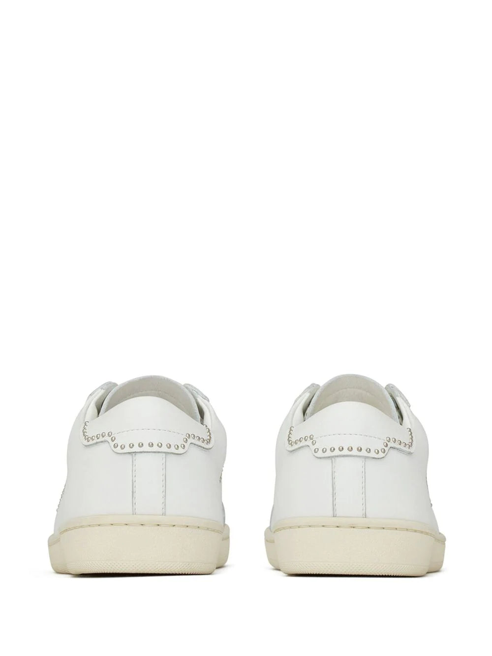 Saint Laurent studded low-top leather sneakers