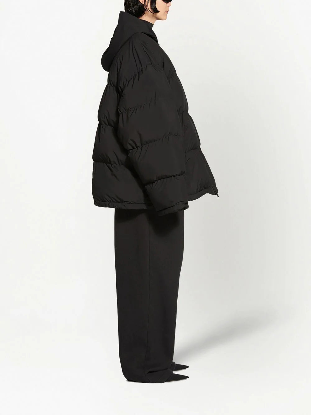 Balenciaga hooded puffer jacket