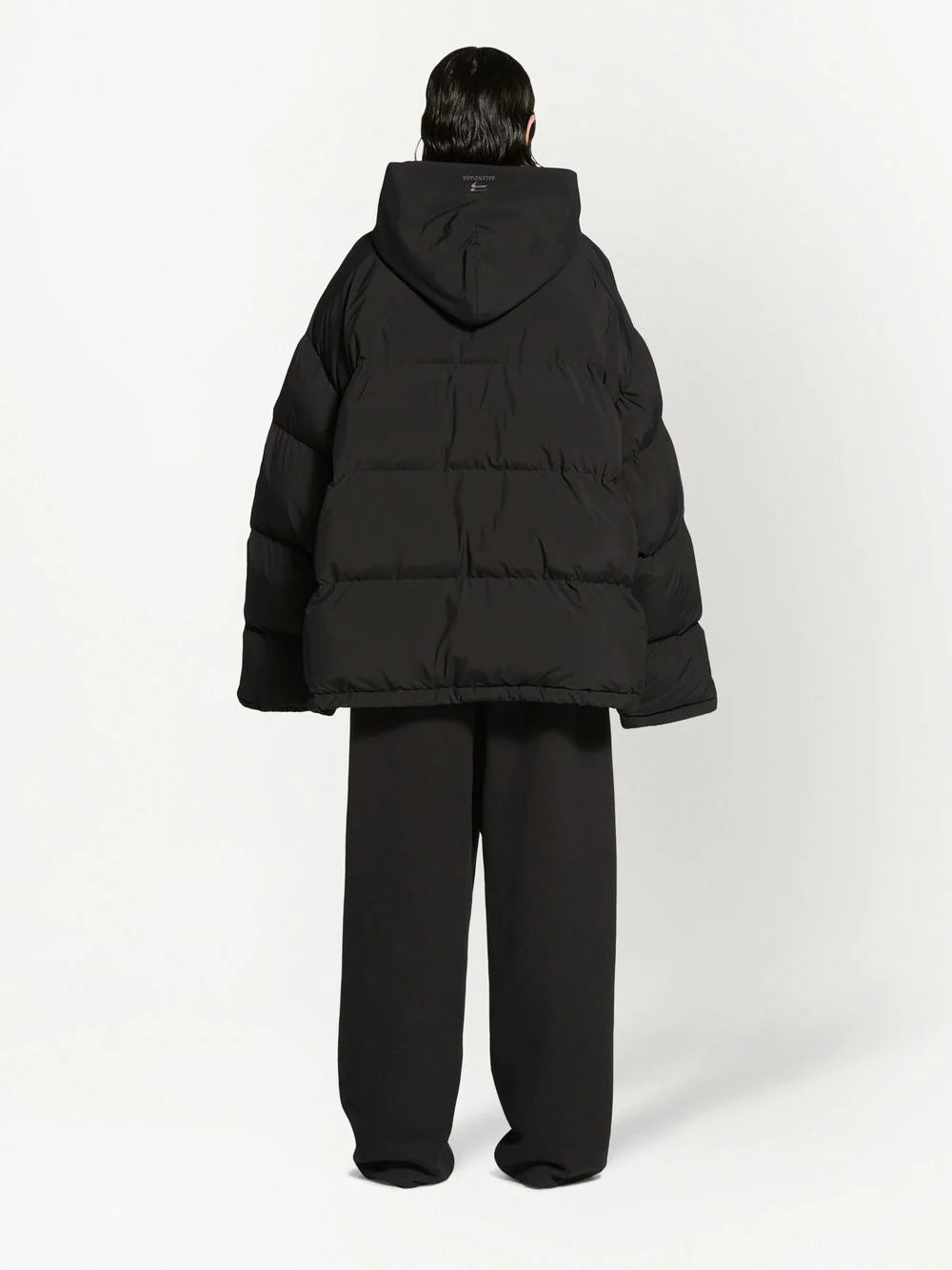 Balenciaga hooded puffer jacket