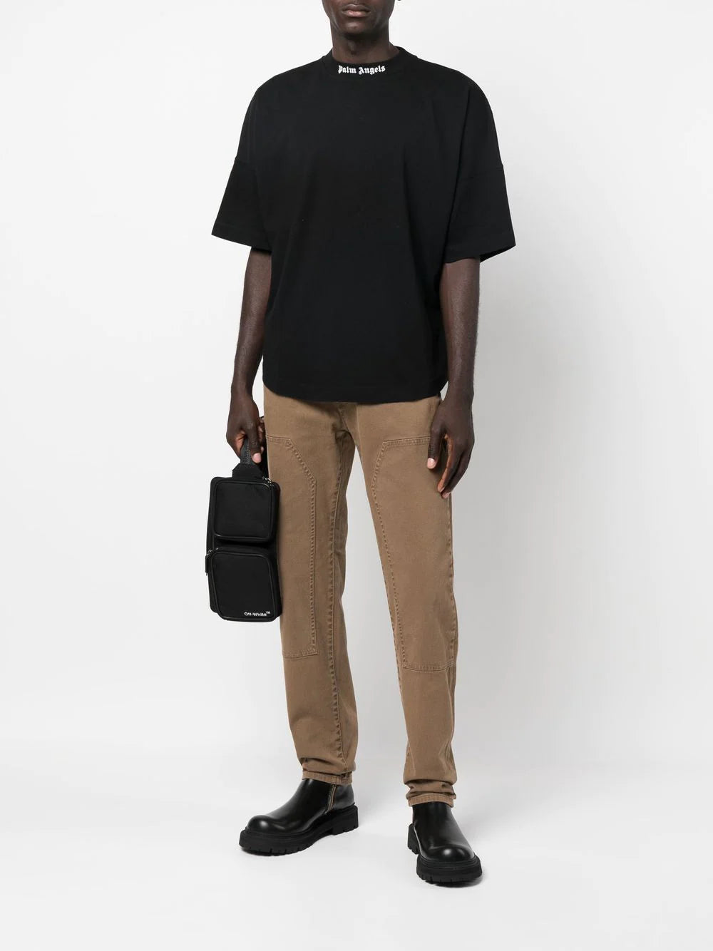 Palm Angels logo-print T-shirt