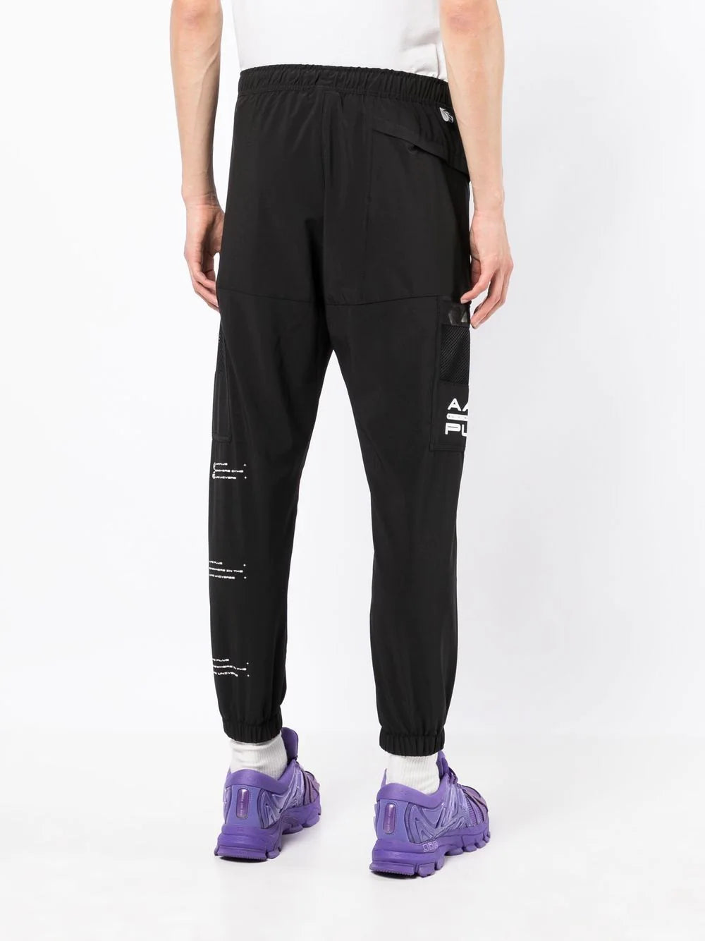 AAPE BY *A BATHING APE®  logo print track pants