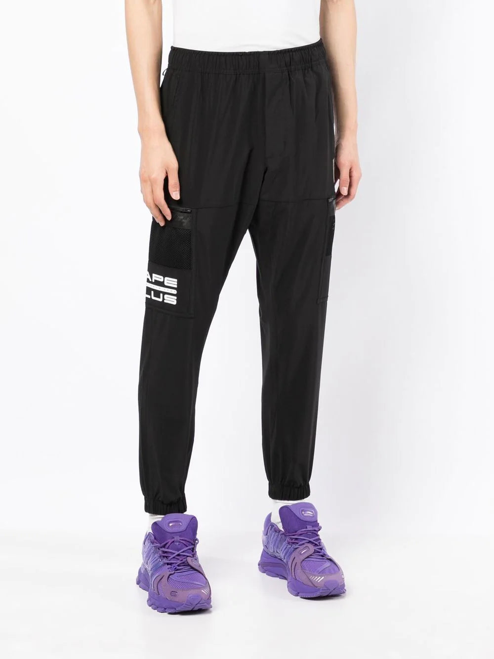 AAPE BY *A BATHING APE®  logo print track pants