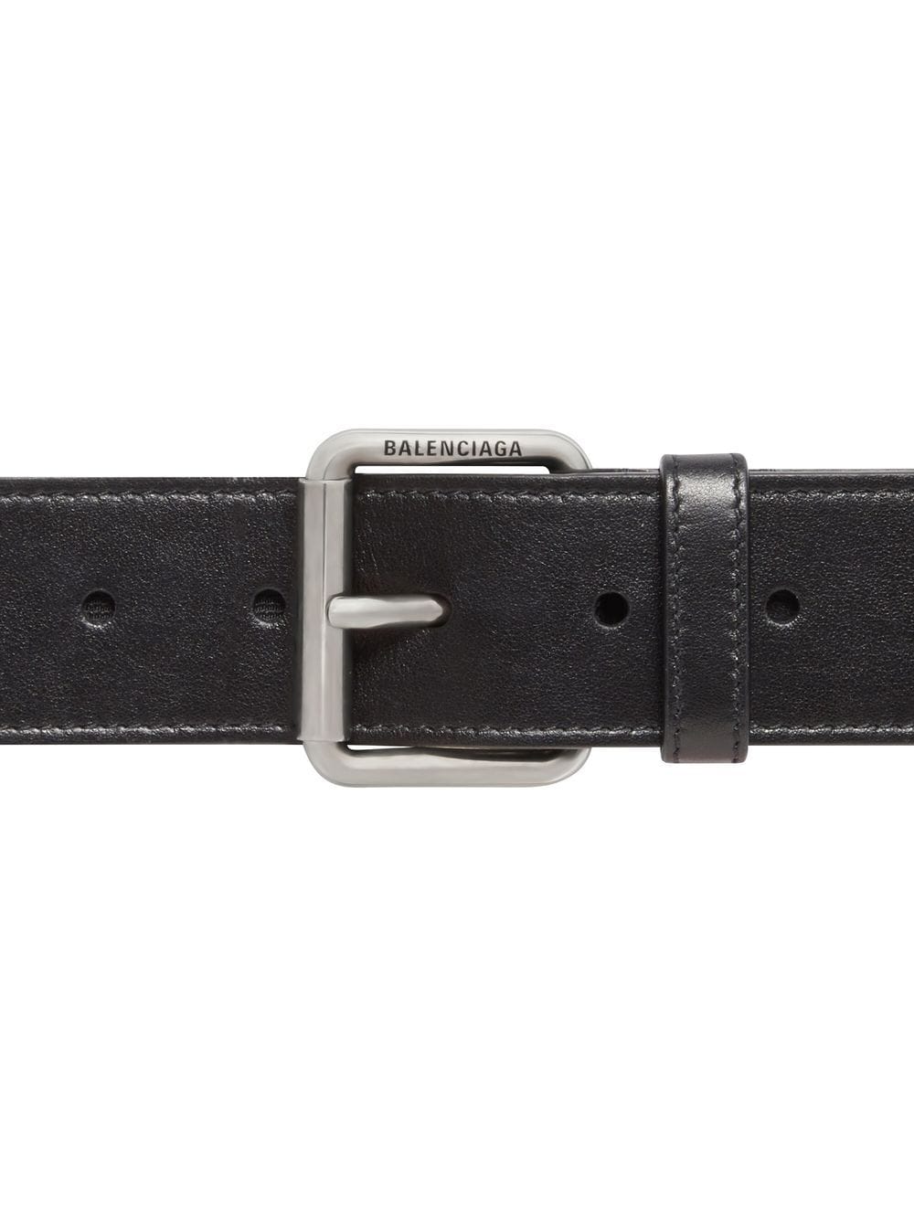 Balenciaga leather buckle belt