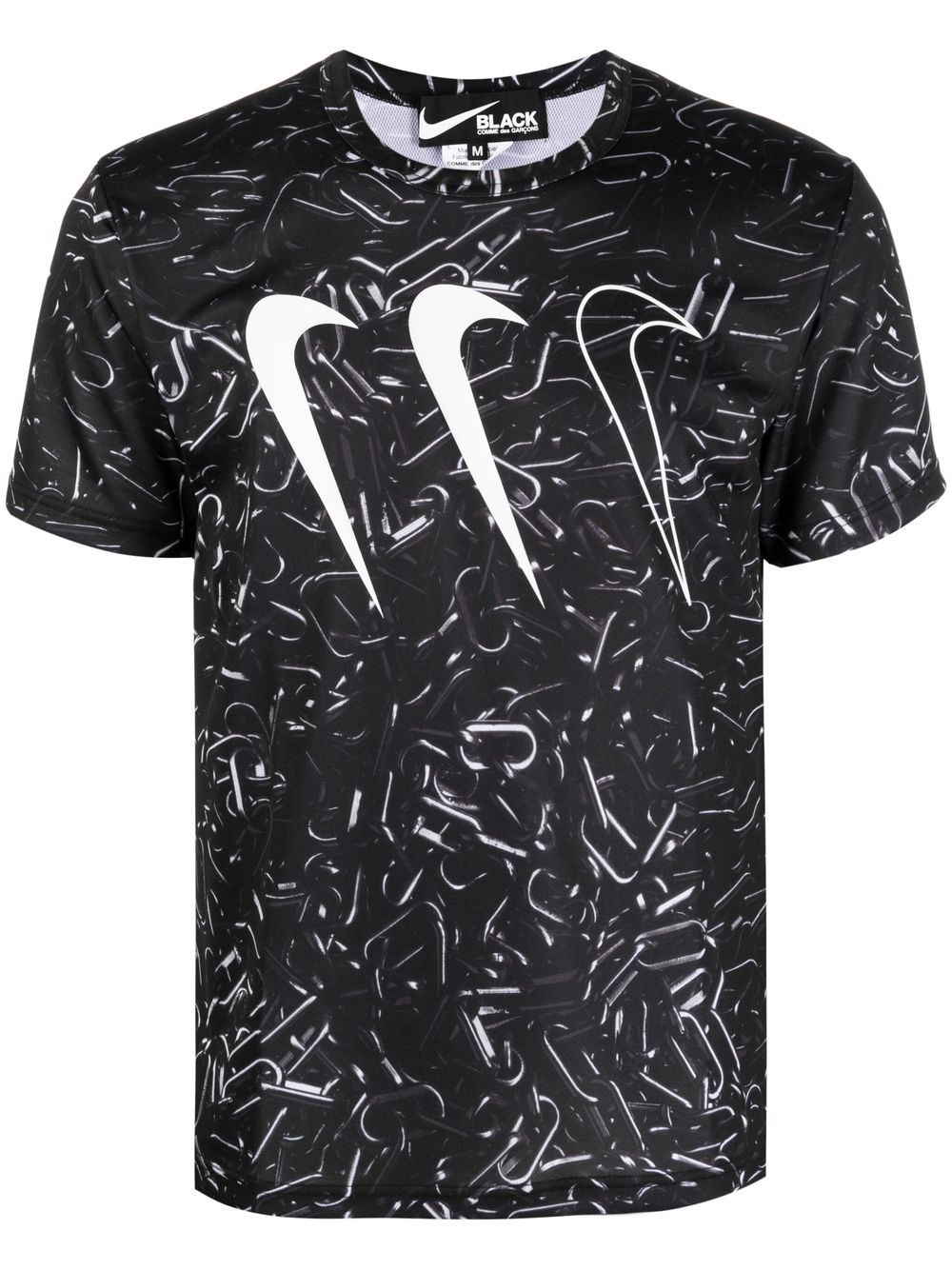 Black Comme Des Garçons  logo-print short-sleeve T-shirt