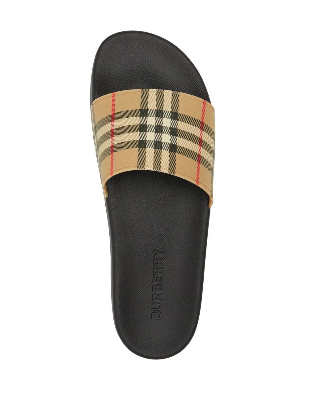 Burberry Vintage check print slides