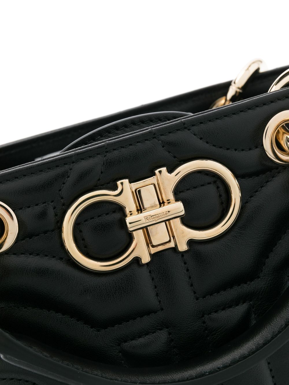 Ferragamo quilted Gancini crossbody tote bag