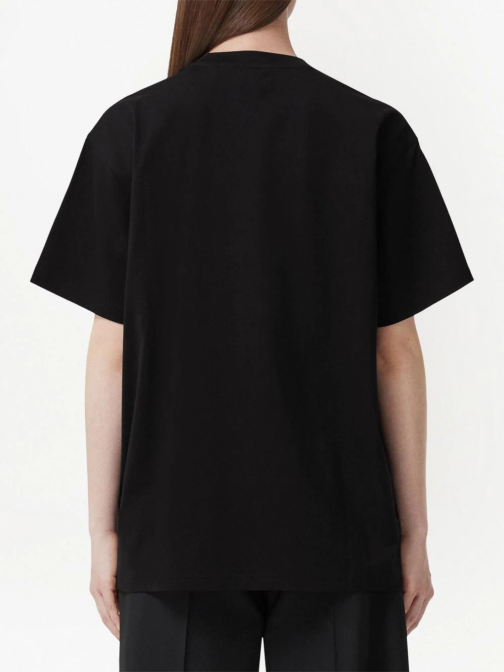 Burberry  label-appliqué cotton T-shirt