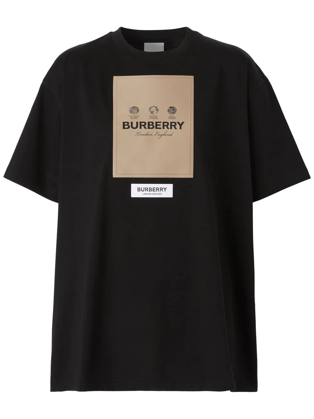 Burberry  label-appliqué cotton T-shirt