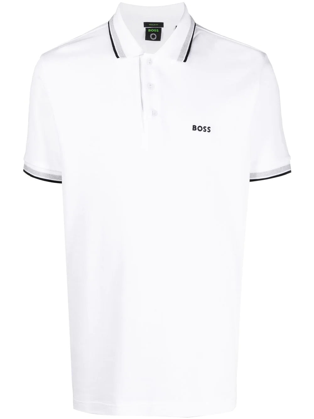 Boss embroidered logo polo shirt