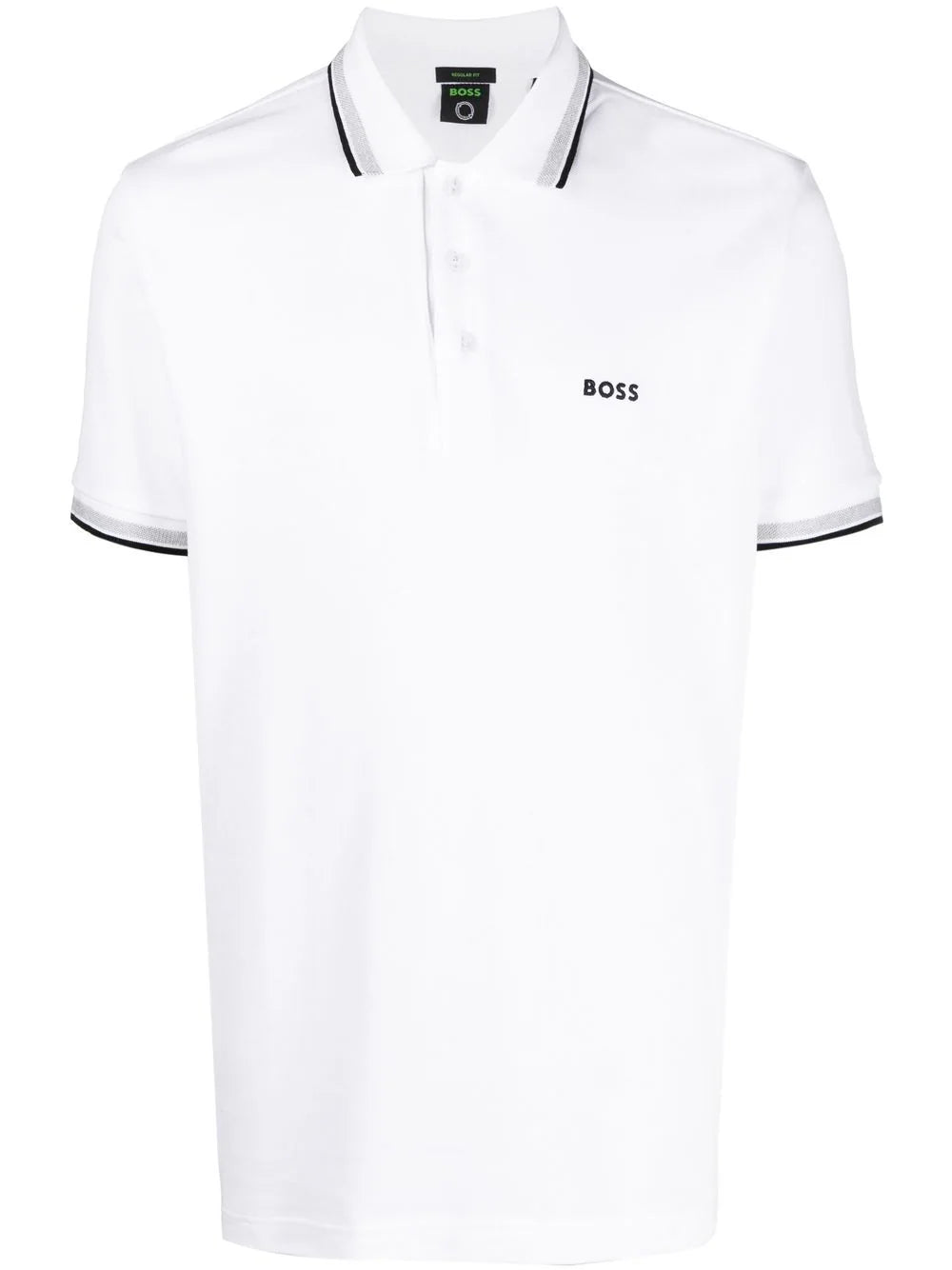 BOSS  embroidered logo polo shirt