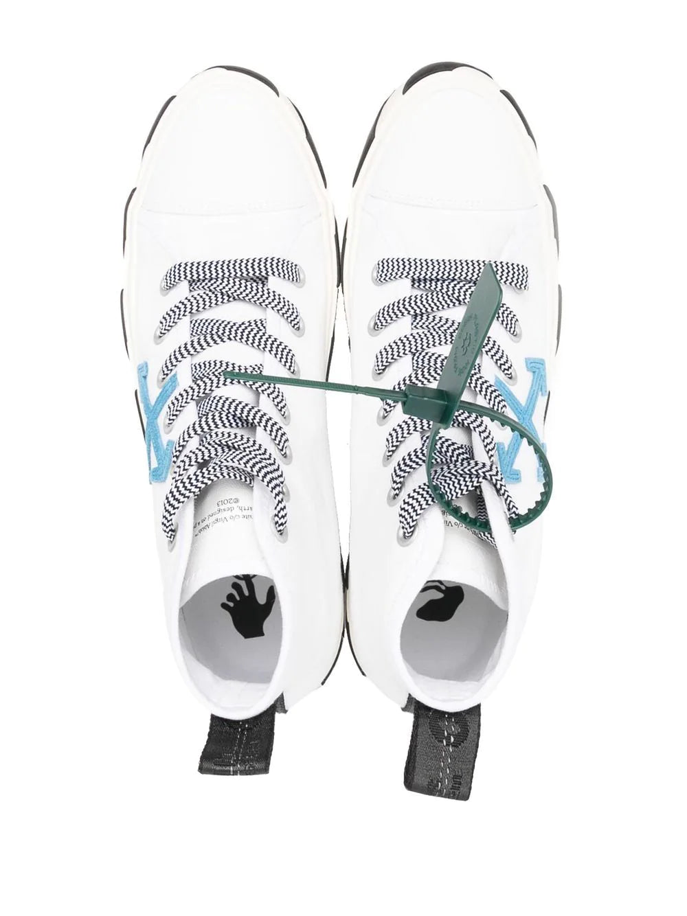 Off-white Vulcanized mid-top sneakers