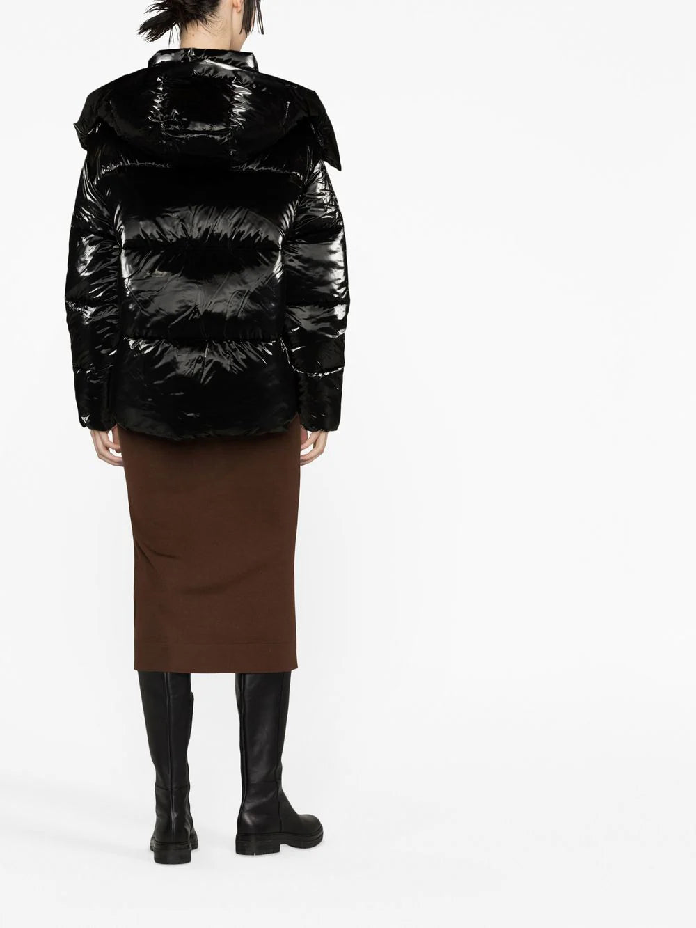 Calvin Klein Jeans  oversized high-shine puffer jacket