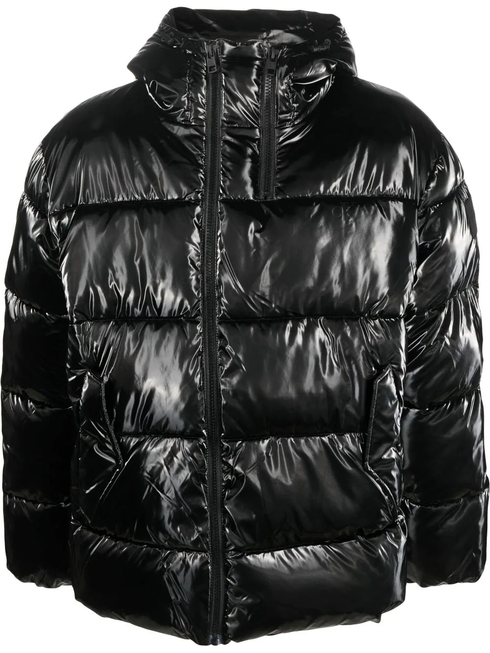 Calvin Klein Jeans  logo-patch puffer jacket