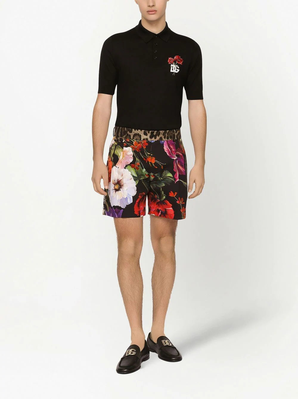 Dolce & gabbana  embroidered polo shirt