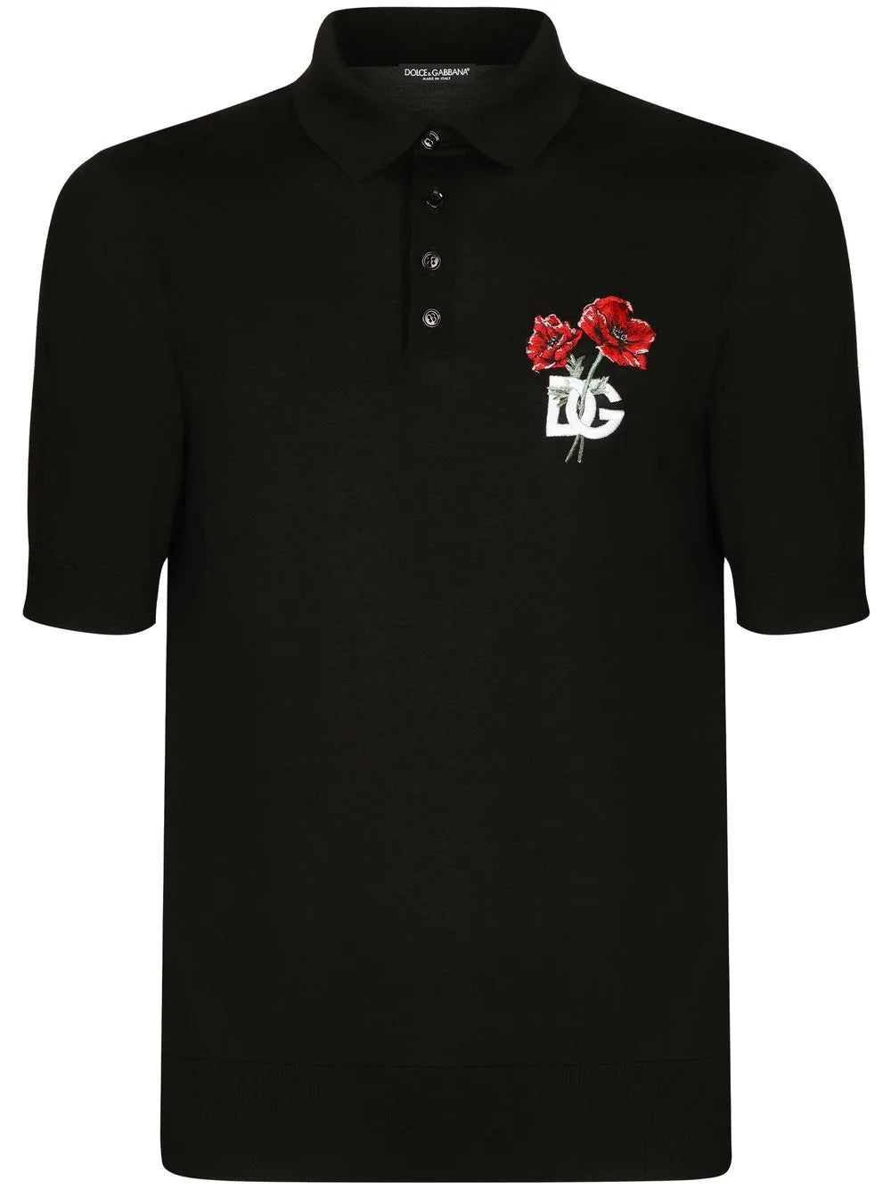 Dolce & gabbana  embroidered polo shirt