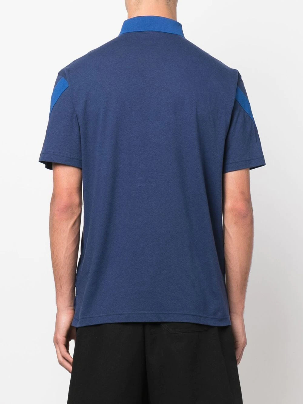 Armani Exchange contrast-collar polo shirt