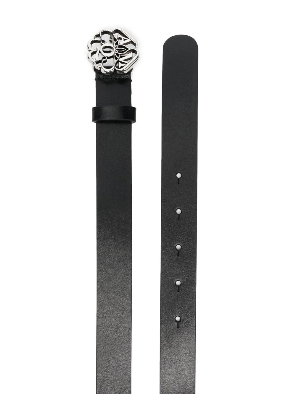 Alexander McQueen  logo embellished buckle belt